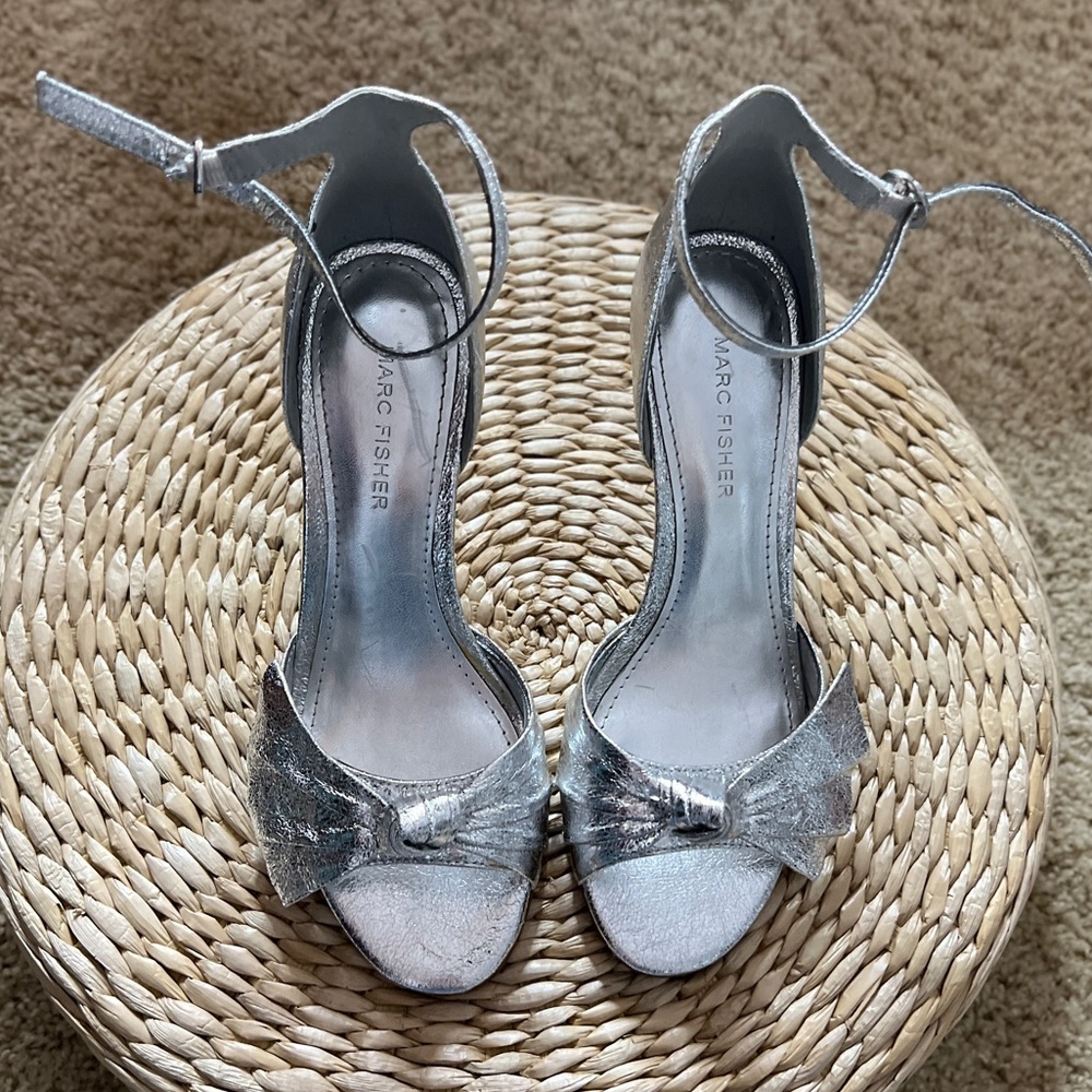 Marc Fisher Brodie Silver Heels